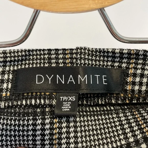 Grey tone plaid bodycon mini skirt from Dynamite Clothing - Picture 4 of 4
